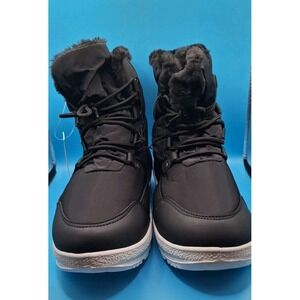 New Mysoft Women's Waterproof Winter Snow Boots Insulated Fur Ankle Booties Sz 8